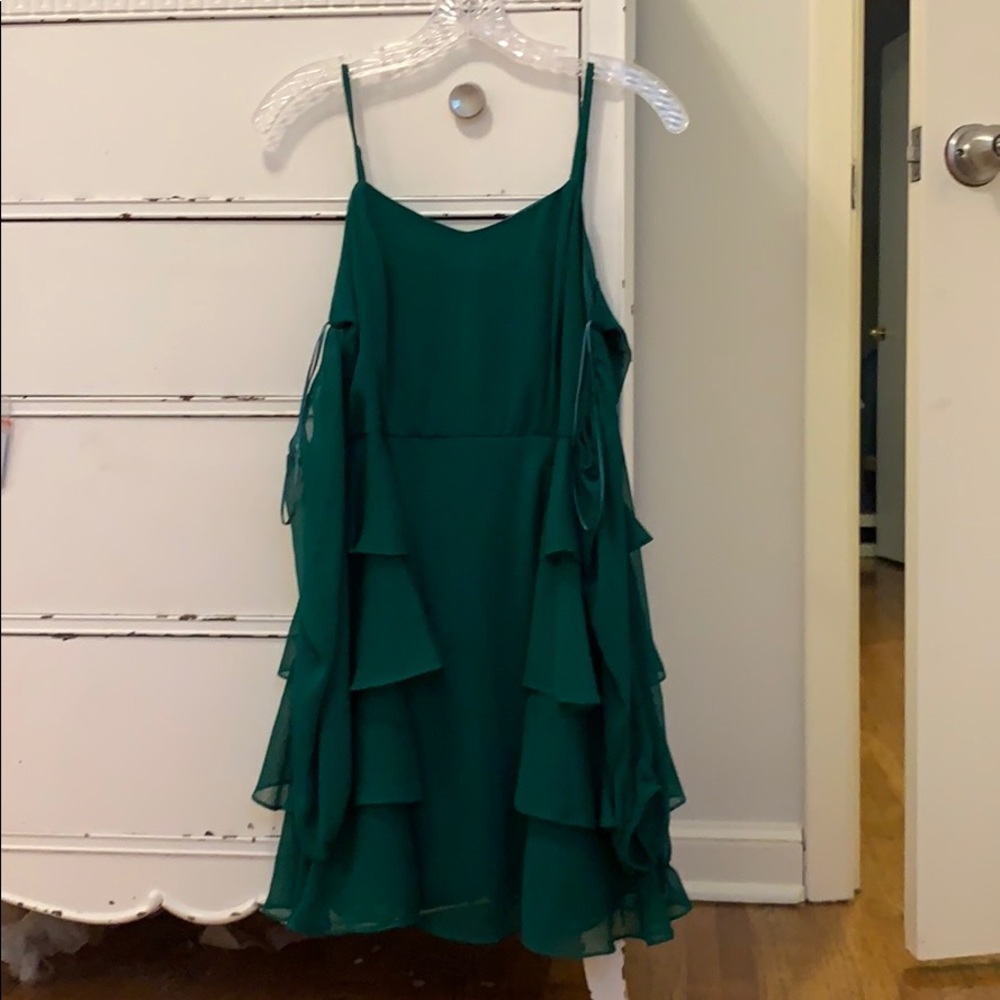 GB-green mini dress